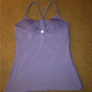 Lululemon Power Y Tank periwinkle size 4